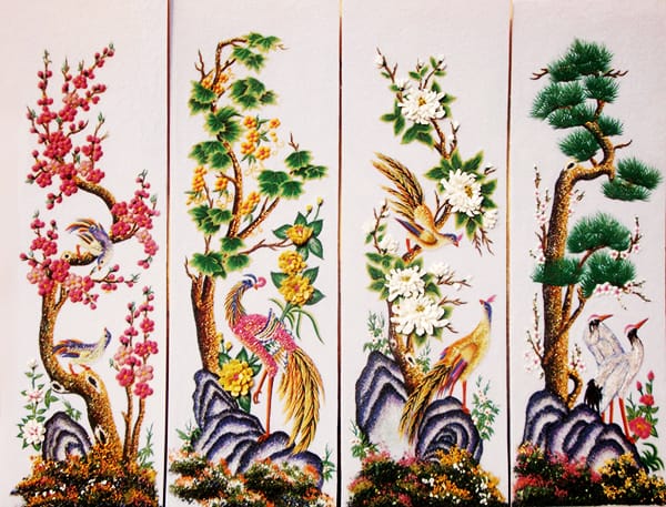 Tranh Tứ Quý: Vẻ Đẹp Sang Trọng và Ý Nghĩa Phong Thủy Sâu Sắc